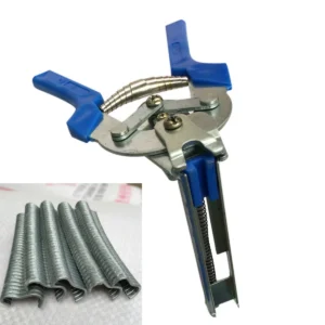 Agrafeuse pour brise-vue — pince + 600 agrafes