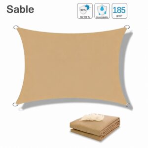 Voile d'ombrage rectangulaire 4 × 3 m — sable