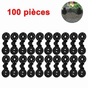 Attaches de fixation pour brise-vue — lot de 100