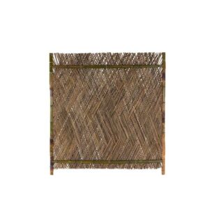 Panneau de canisse bambou tressé 1 × 1,80 m — cadre métal, trois finitions